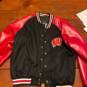 University of Wisconsin varsity jacket